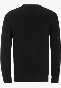 Fintstrikket trøje i bomuld