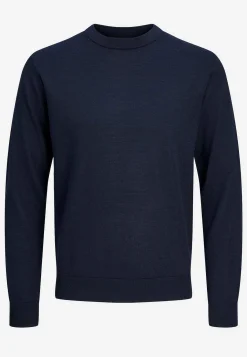 Fintstrikket trøje i merinould