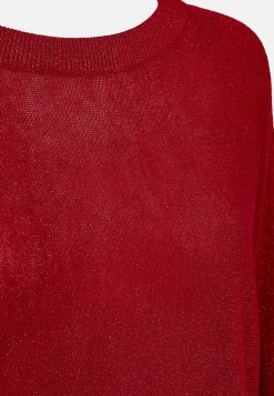 Fintstrikket trøje med glimmertråde | Cellbes