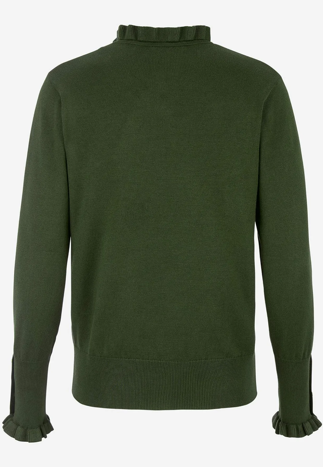 Fintstrikket trøje med knapper