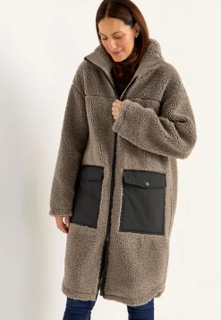 Fleecejakke med høj krave | Cellbes