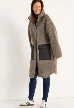 Fleecejakke med høj krave | Cellbes