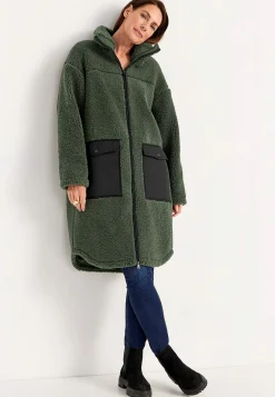 Fleecejakke med høj krave | Cellbes