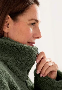 Fleecejakke med høj krave | Cellbes