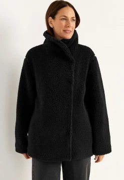 Fleecejakke med opretstående krave | Cellbes