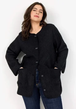 Fleecejakke med tekstureret stof | Cellbes