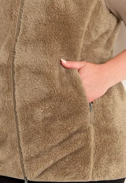 Fleecevest med lommer