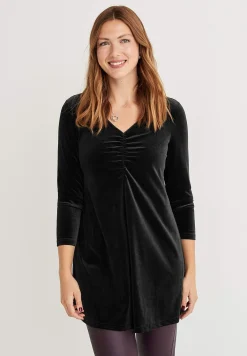 Fløjlstunika med glød