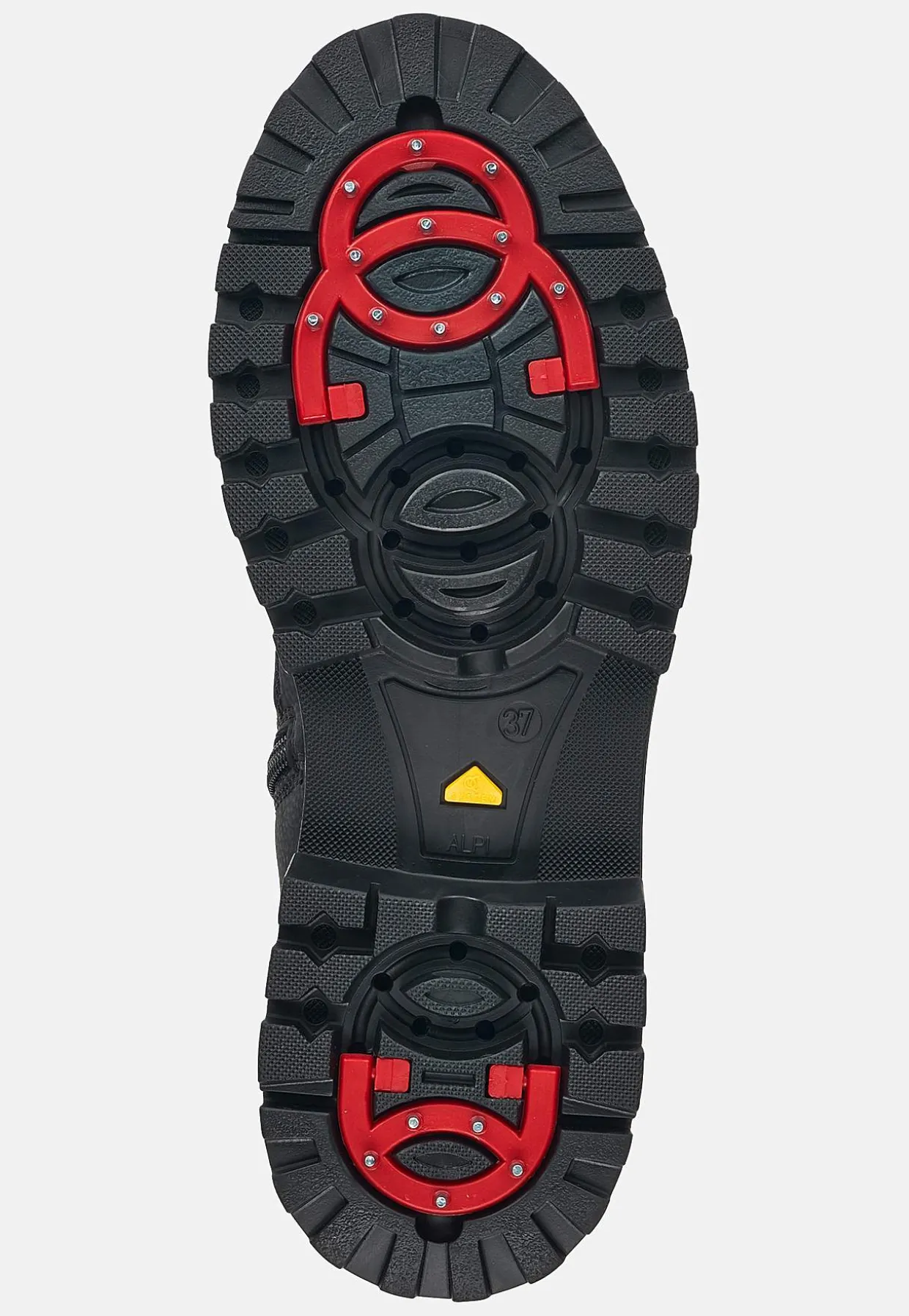 Foret ankelstøvle med udtrækkelige crampons