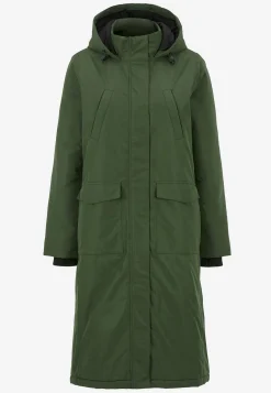 Funktionel, varmt foret, lang parka