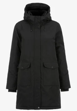 Funktionsjakke med syet hætte