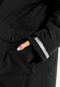 Funktionsjakke med syet hætte