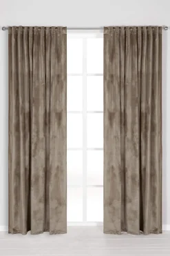 Gardinlængde fløjl 2-pack