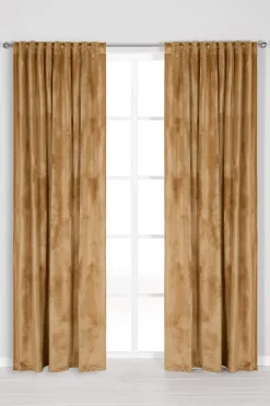 Gardinlængde fløjl 2-pack