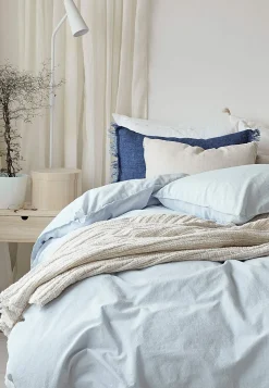 Garnfarvet sengesæt