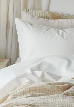 Garnfarvet sengesæt 150x210 cm