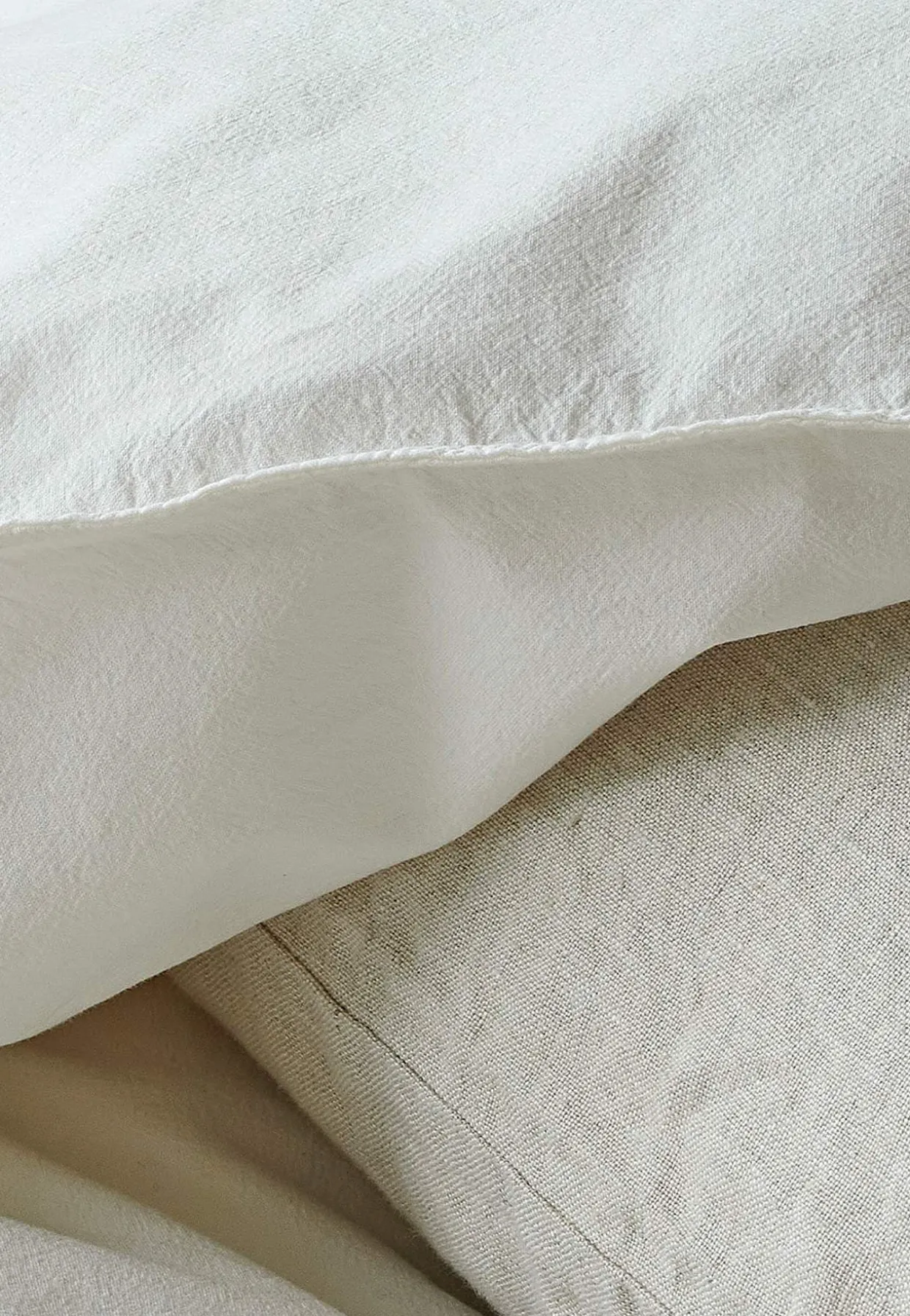 Garnfarvet sengesæt 150x210 cm