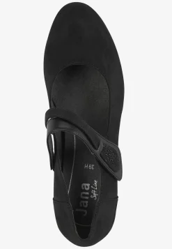 Højhælet sko med remme