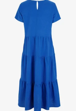 Hørkjole med volanter | Cellbes