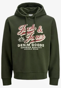 Hættetrøje med tryk