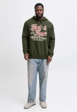 Hættetrøje med tryk