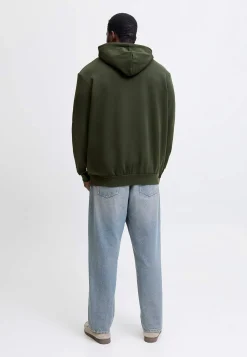 Hættetrøje med tryk