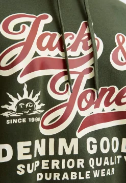 Hættetrøje med tryk