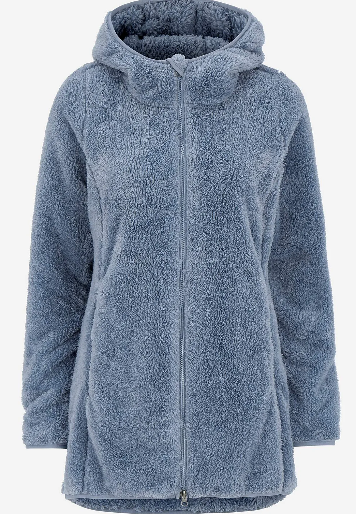 Hyggelig fleecejakke med hætte | Cellbes