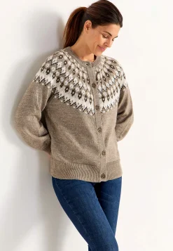 Jacquardmønstret cardigan