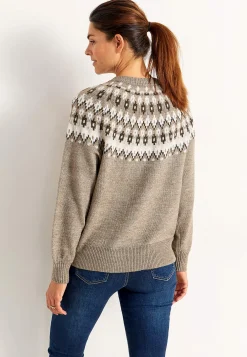 Jacquardmønstret cardigan