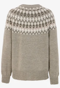 Jacquardmønstret cardigan