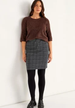 Jacquardmønstret nederdel