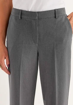 Jakkesætsbukser med pressefold Pia