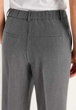 Jakkesætsbukser med pressefold Pia