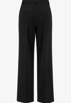 Jakkesætsbukser med pressefold Pia