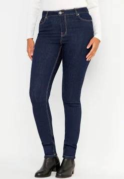 Jeans i denim med superstræk Ella