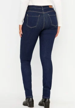 Jeans i denim med superstræk Ella