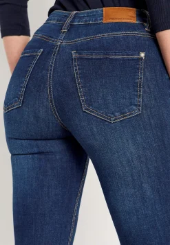 Jeans i denim med superstræk Ella