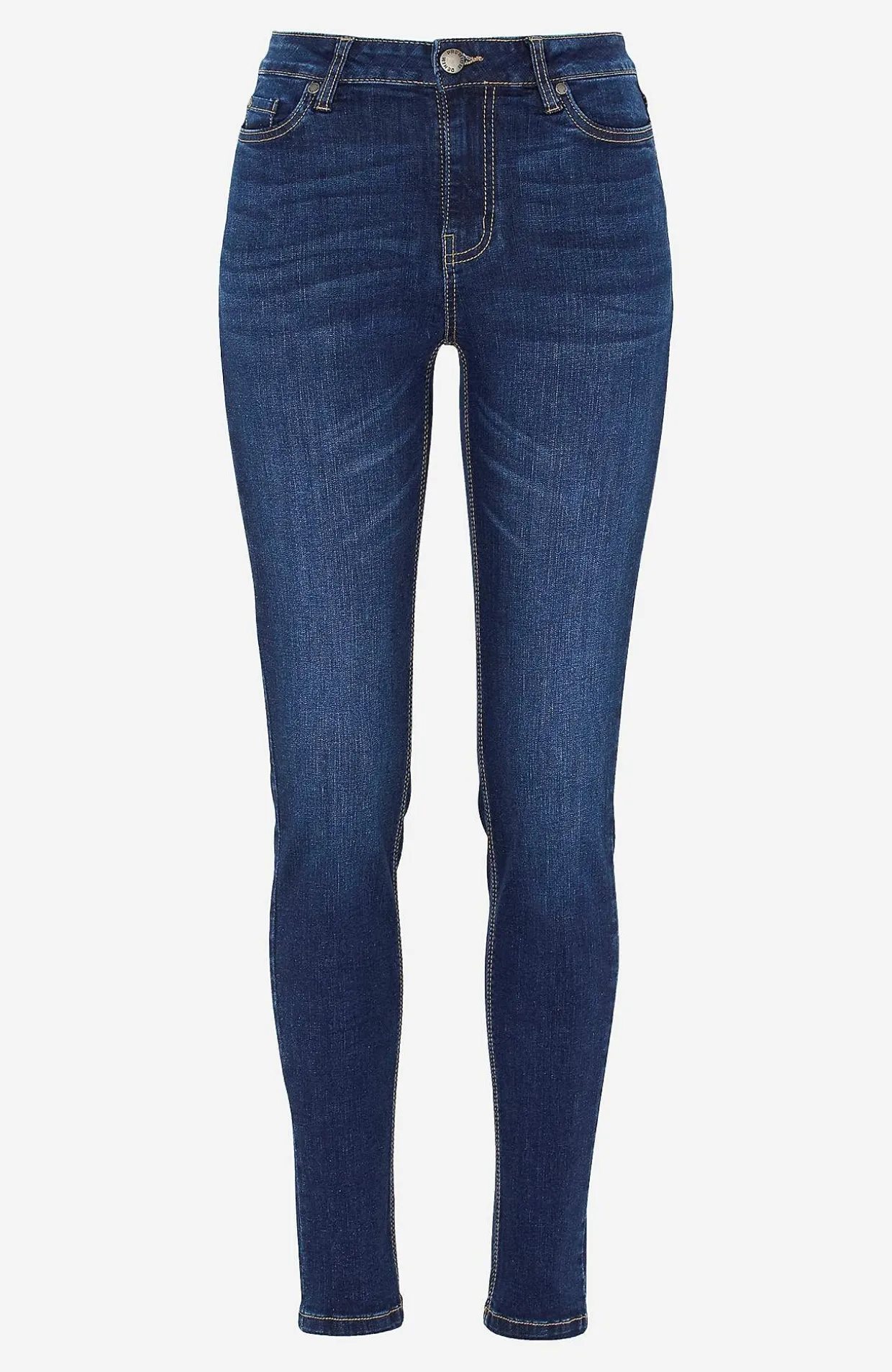 Jeans i denim med superstræk Ella