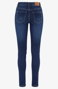 Jeans i denim med superstræk Ella