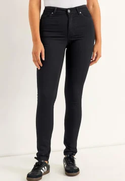 Jeans i denim med superstræk Ella