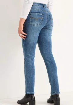 Jeans med elastik i siderne Elsa | Cellbes