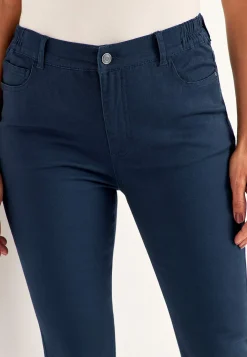 Jeans med elastisk talje