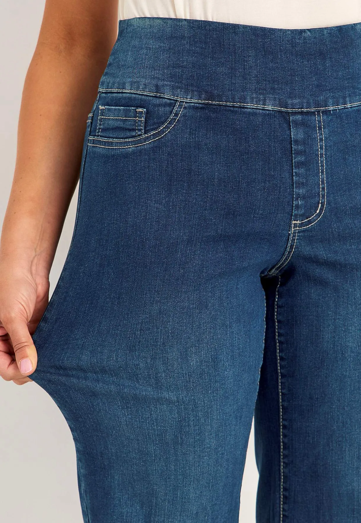 Jeans med høj elastisk talje Elisa