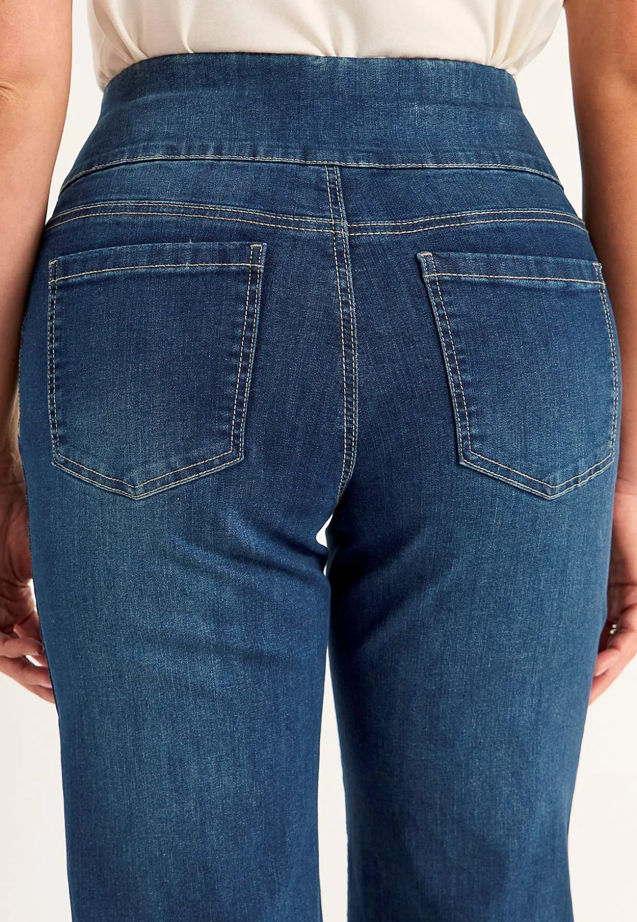 Jeans med høj elastisk talje Elisa