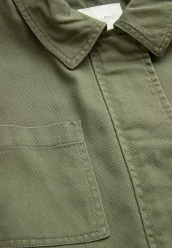 Jeansjakke med lynlås