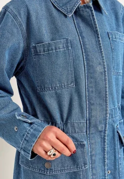 Jeansjakke med lynlås | Cellbes
