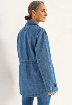 Jeansjakke med lynlås | Cellbes