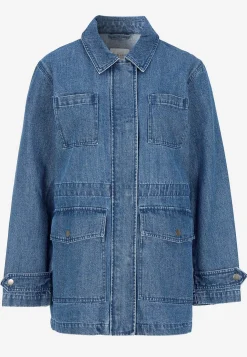 Jeansjakke med lynlås | Cellbes