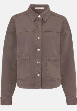 Jeansjakke med stræk